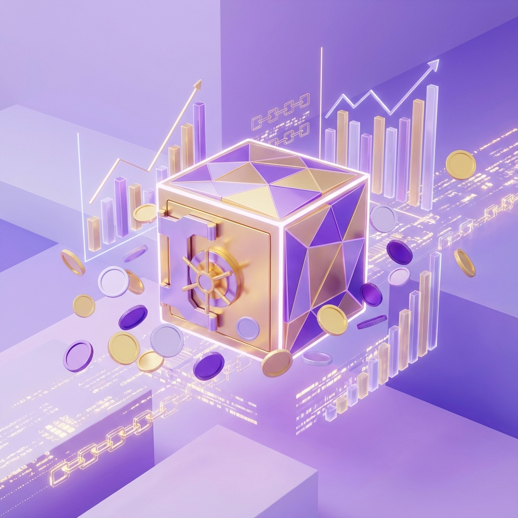 Fintech 3D illustration